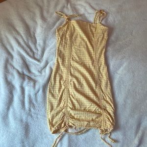 Pink and Yellow Tight Dress